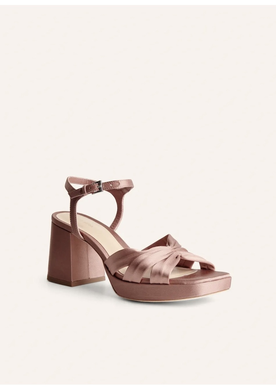 Reformation Maize Platform Sandal Praline - Size 8 - Picture 3 of 6